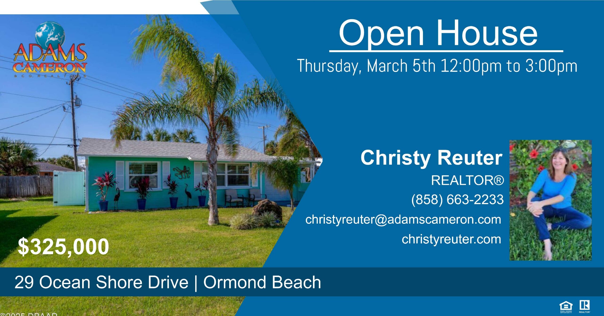 Ormond Beach Fl Christy Reuter Realtor Ormond Beach Fl Thursday Open House 1