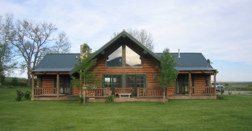 Custom Log Homes - Bighorn Mountain Log Homes