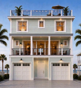 Shawn Dunn South Pasadena Fl Sunset Beach Front Elevation