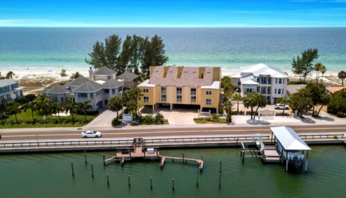 Indian Shores PIPERS III 3/3 Condo Aerial $1,325,000
